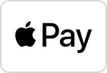 Logo von Apple Pay in Schwarz auf weißem Hintergrund.