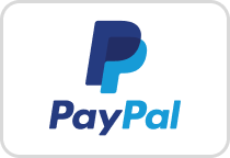 Logo von PayPal mit stilisiertem "P" in Blau- und Türkistönen.